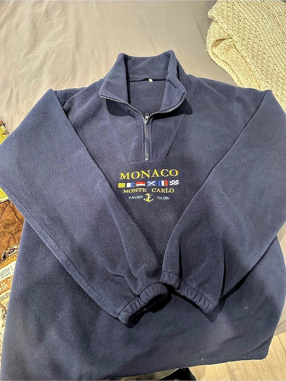 Men's Quarter Zip Pullover Size XL